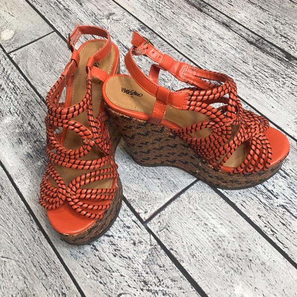 Mossimo wedges size 8 summer fun - Picture 10 of 11